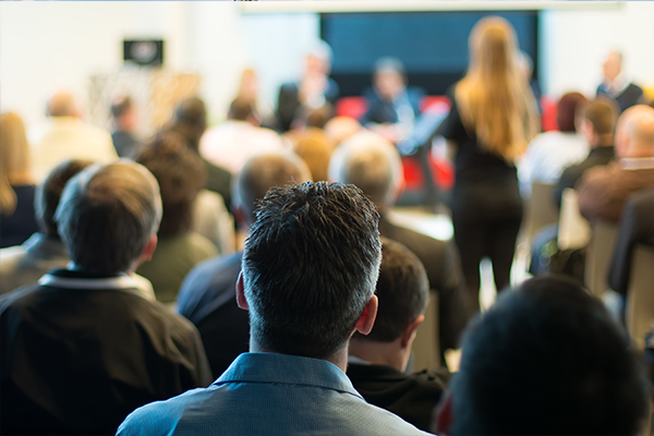 view of a meeting