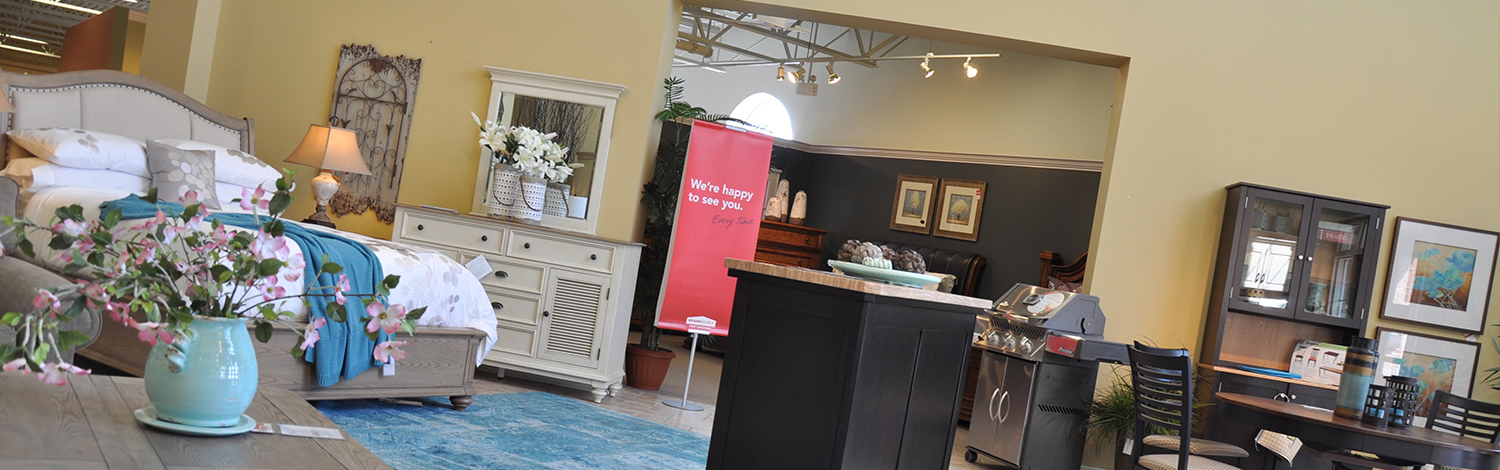 interior of furniture store