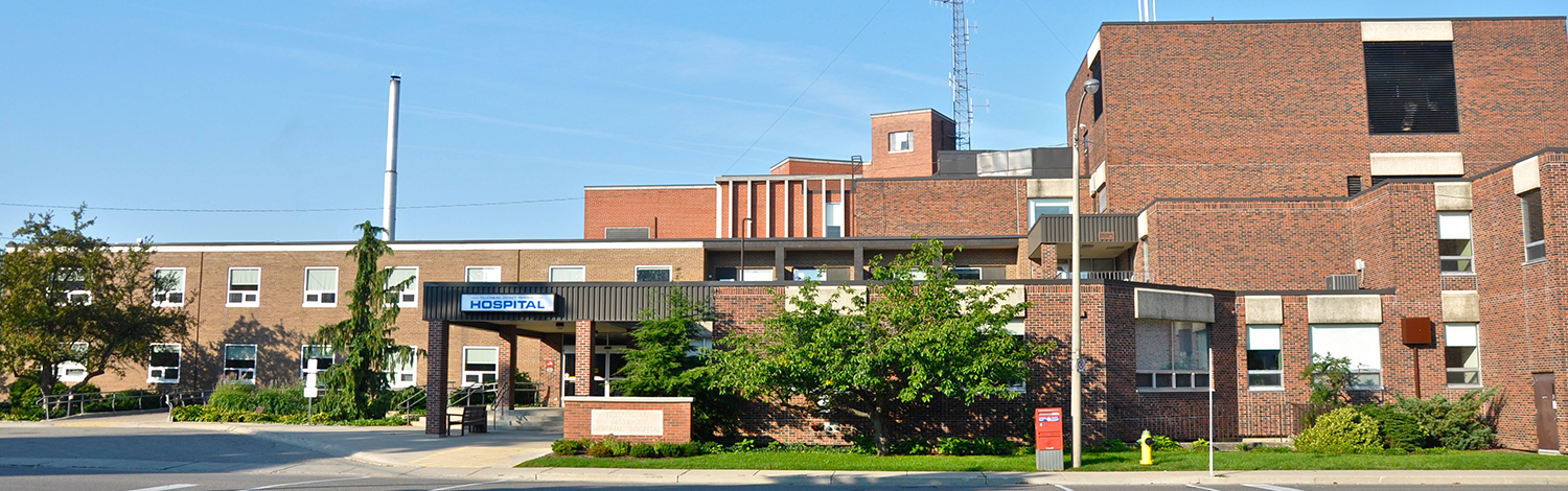 exterior of Tillsonburg Hospital