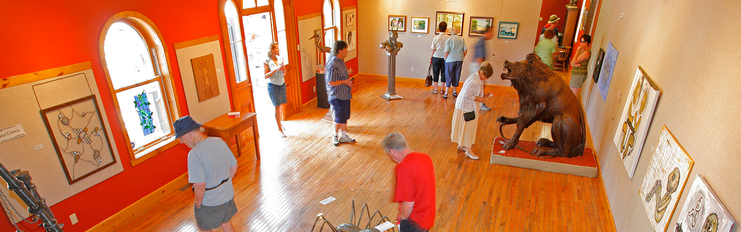 interior of station arts centre in Tillsonburg