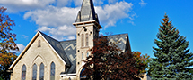 exterior of avondale united church tillsonburg